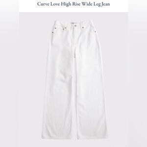 Abercrombie & Fitch High Rise Wide Leg Jeans